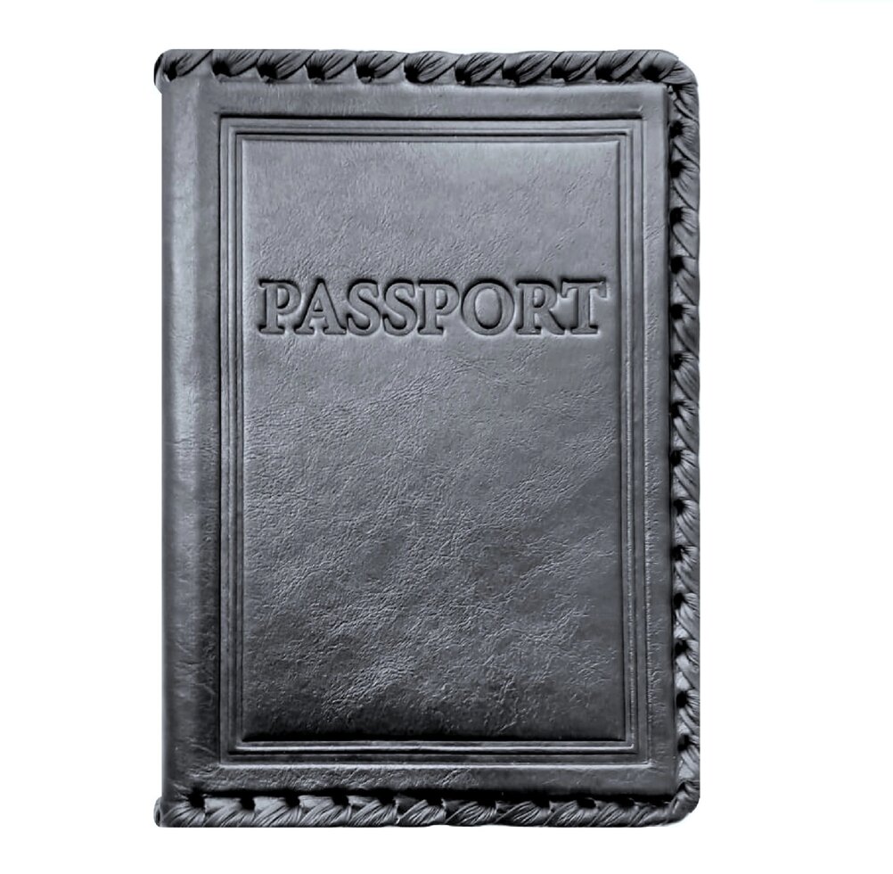 Макей Обложка на паспорт «Passport». Цвет черный