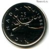 Канада 25 центов 1986