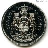 Канада 50 центов 1986