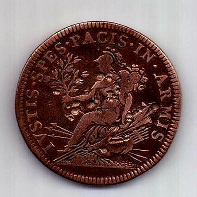 Жетон медаль 1643 Франция Людовик XIV