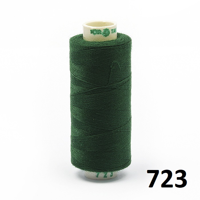 Швейная нить универсальная DOR TAK 366 метров Разные ЗЕЛЕНЫЕ оттенки 40/2.DORTAK. зеленые