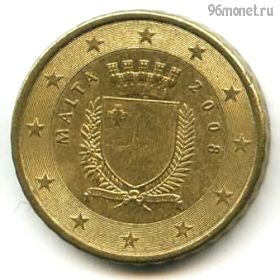 Мальта 10 евроцентов 2008