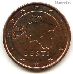 Эстония 5 евроцентов 2011