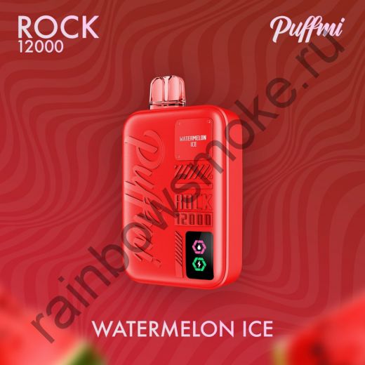 Электронная сигарета Puffmi Rock 12000 - Watermelon Ice (Арбуз Лед)