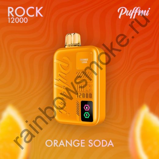 Электронная сигарета Puffmi Rock 12000 - Orange Soda (Апельсиновая Газировка)