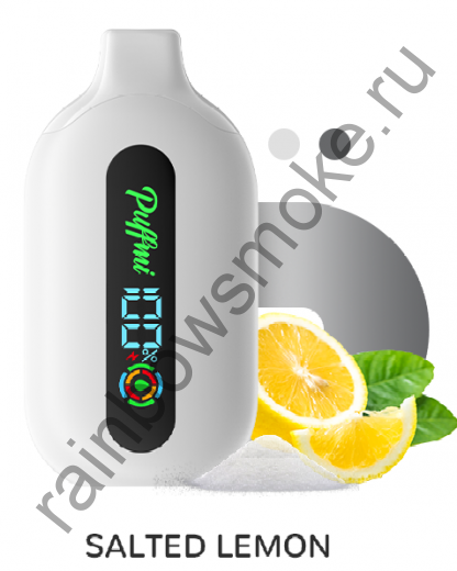 Электронная сигарета Puffmi Pure 12000 - Salted Lemon (Лимон с Солью)