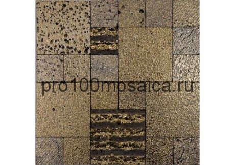 LAVA GOLD. Мозаика серия LAVA, размер, мм: 300*300*12 (ORRO Mosaic)