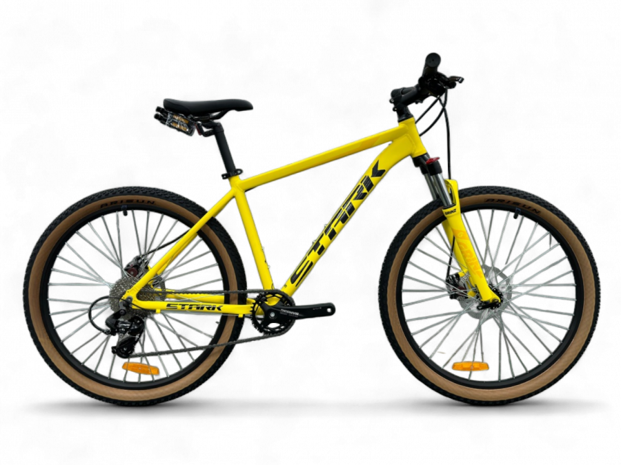 Горный Велосипед Stark Hunter 27.2 D (2024) (Желтый Темно Серый)