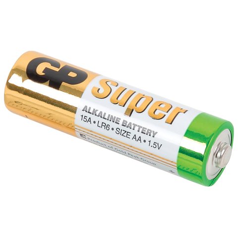 Батарейки щелочные GP АА 1.5 В Super Alkaline