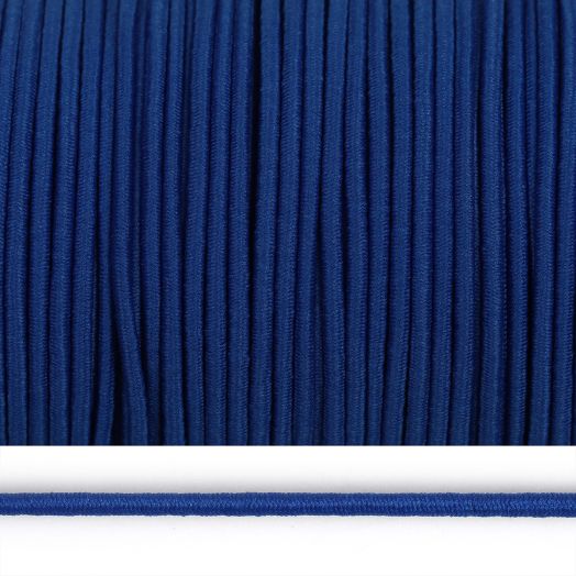 Резинка шляпная эластичный шнур круглый Синий васильковый разные диаметры (TBY-ШЛ.213)