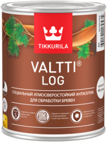 Антисептик Tikkurila Valtti Log 0.9л для Обработки Бревен Атмосферостойкий / Тиккурила Валтти Лог.