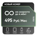 SIM-карта Теле2 495 купить в Москве | SIM-карта Теле2 для модема - цена