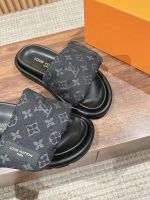 Шлепанцы LOUIS VUITTON PREMIUM черные