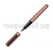Ручка-роллер Faber-Castell Hexo бронзовый корпус черная 0,7мм 140585
