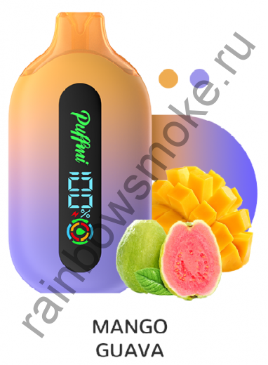 Электронная сигарета Puffmi Pure 12000 - Mango Guava (Манго Гуава)