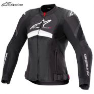 Мотокуртка женская Alpinestars Stella T-GP Plus R V4 Airflow, Черно-белая