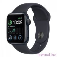 Умные часы Apple Watch Series SE Gen 2 44 мм Aluminium Case GPS, Midnight Sport Band