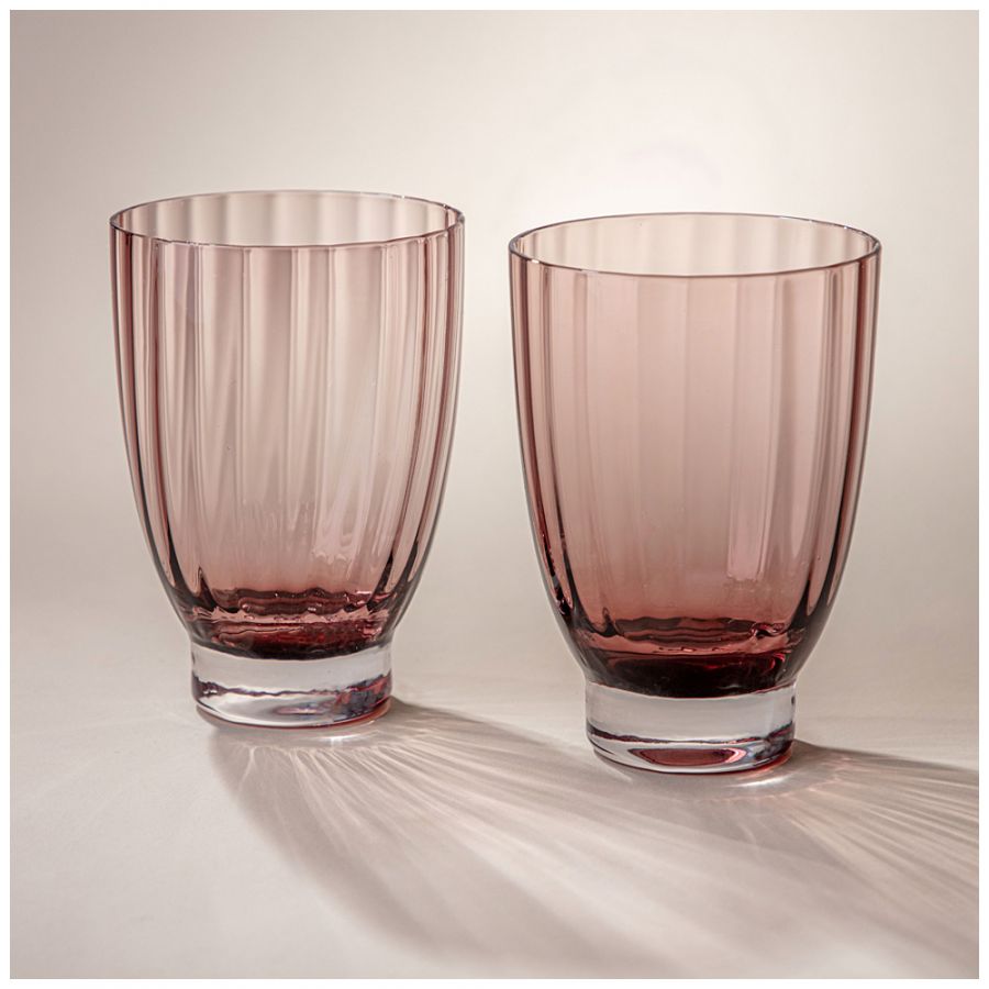 Набор стаканов для воды/сока из 2 шт "Mirage" purple 385 мл