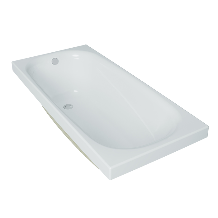 Акриловая ванна 1ACreal Riga 170х70, прямоугольная, белая Щ0000040946