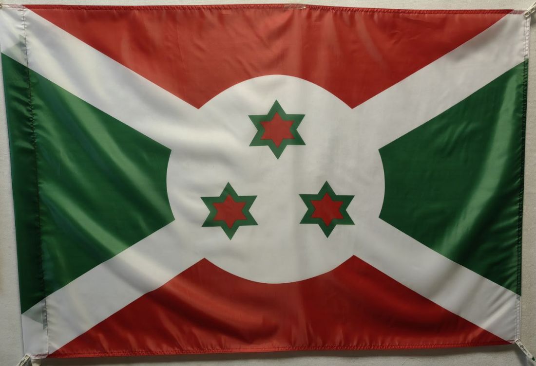 Флаг Бурунди 135х90см.