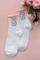 Носки женские Буква В комплект 1 пара [розовый]