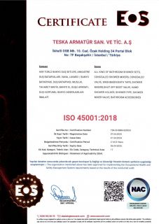 TESKA LİVA Divariçi qarışdırıcı E 5408, full qara