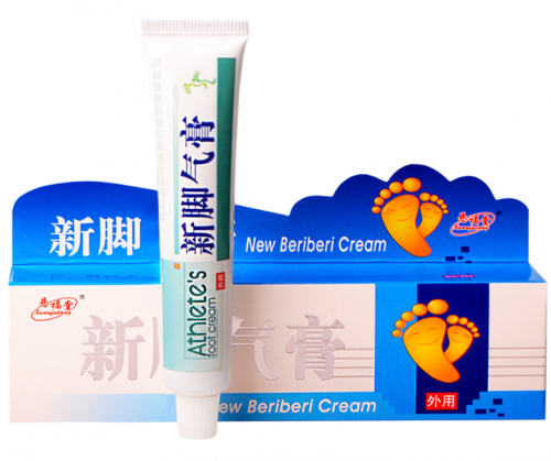 Фитокрем от грибка и потливости ног new beriberi cream Xuanfutang