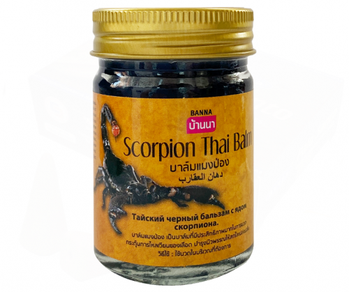 Тайский бальзам для тела Скорпион Banna 50 гр