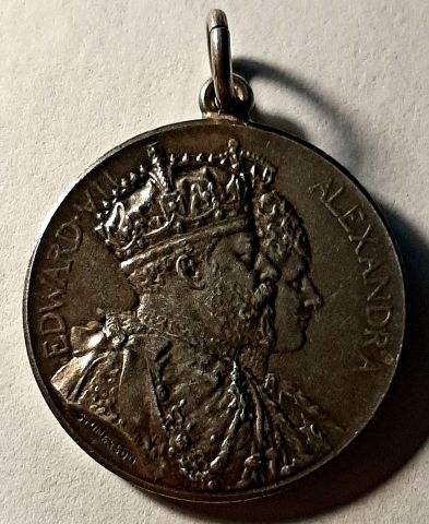 медаль 1902 Великобритания RARE Редкость UNC