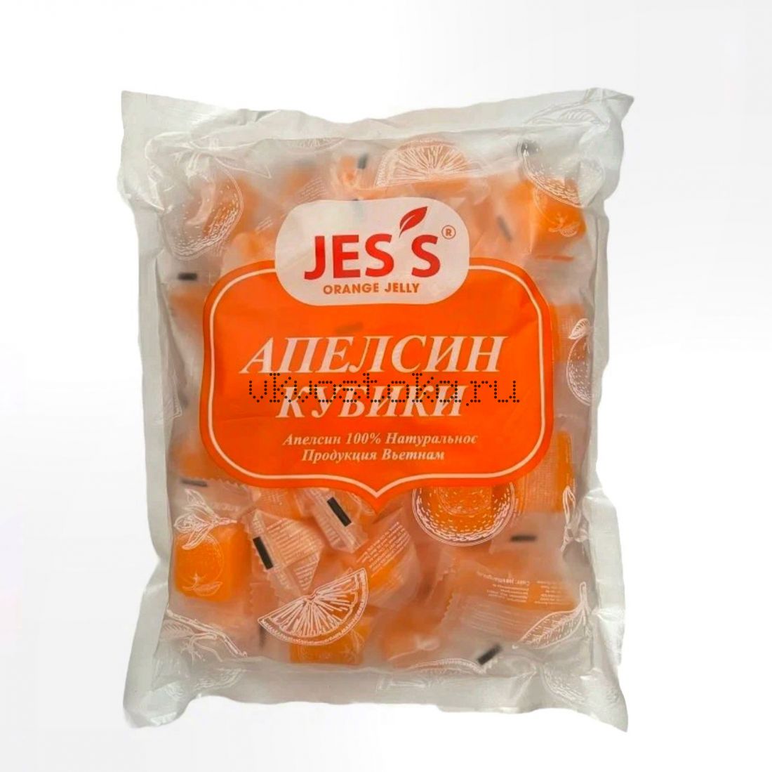 Апельсин кубики (конфетка) Вьетнам "JESS" 500гр