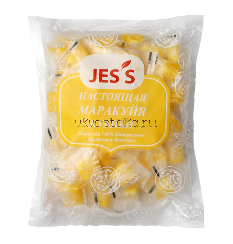 Маракуйя кубики (конфетка) Вьетнам "JESS" 500гр