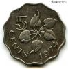 Свазиленд 5 центов 1974