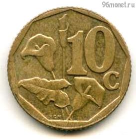 ЮАР 10 центов 2000