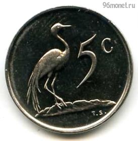 ЮАР 5 центов 1975