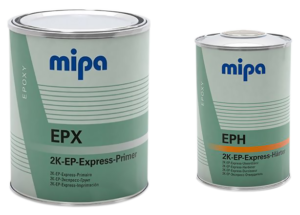 EPX 2K-EP-Express-Primer Экспресс-грунт с экспресс-отвердителем 1л + 1л EPH 2K-EP-Express-Harter 2л (6шт/кор)