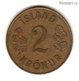 Исландия 2 кроны 1962