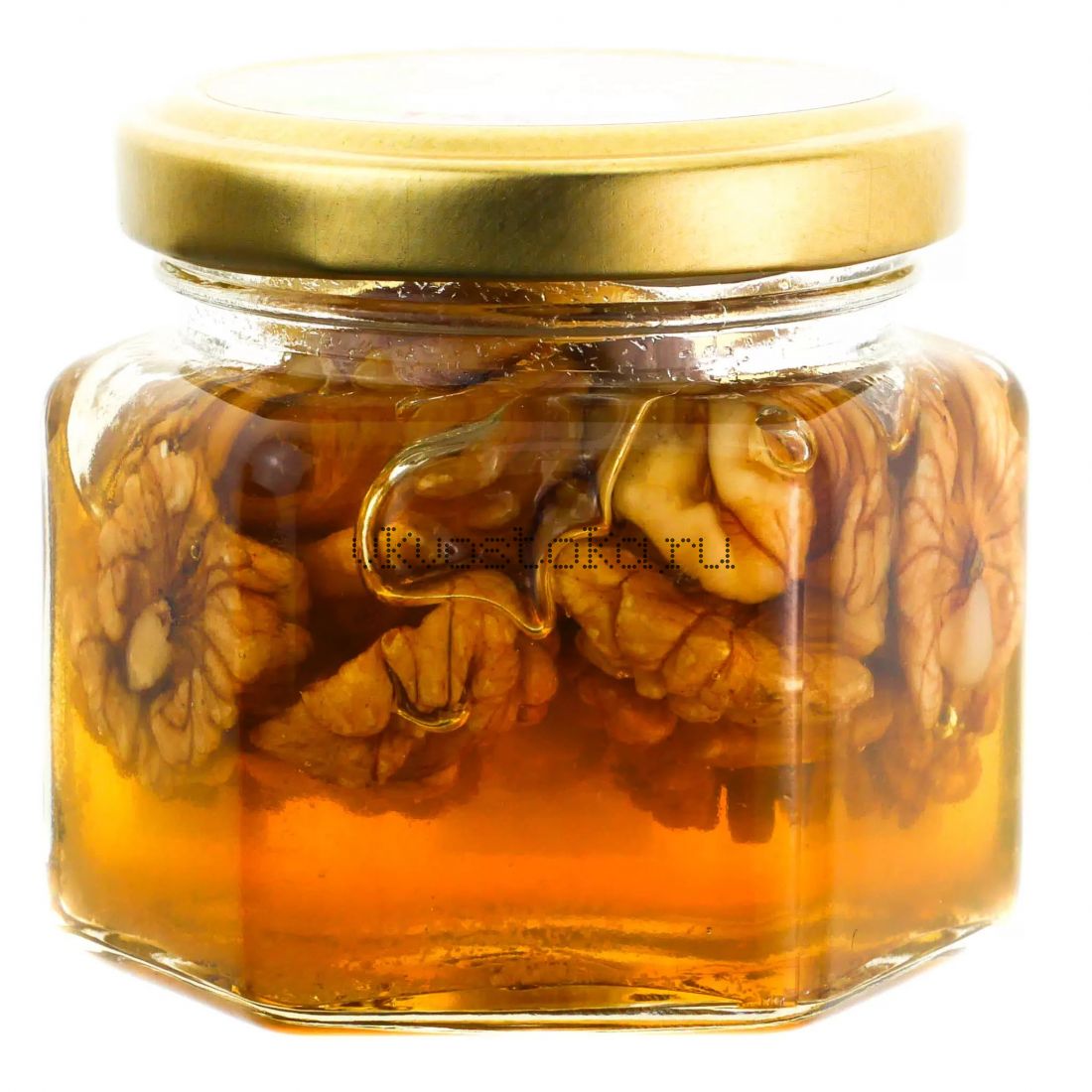 Мёд с грецким орехом 470гр (стекло)