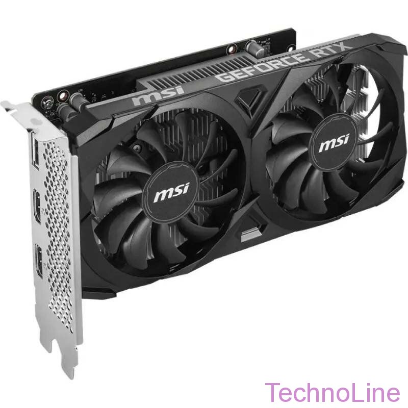 Видеокарта MSI RTX 3050 VENTUS 2X 6G OC 1492Mhz PCI-E 6144Mb HDMIx2 DP