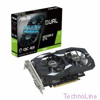 Видеокарта GeForce GTX 1650 4Gb Asus DUAL-GTX1650-O4GD6-P-EVO