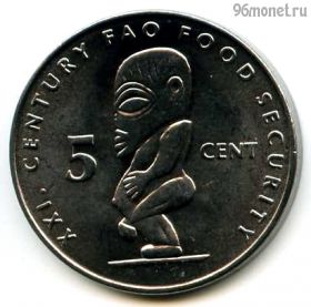Острова Кука 5 центов 2000 ФАО