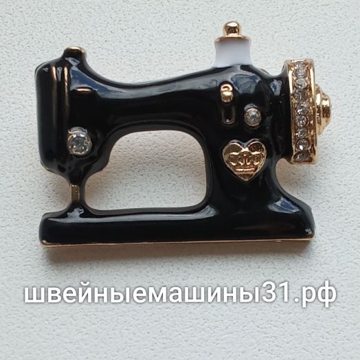 Брошь (брошка) швейная машинка       цена 210 руб.