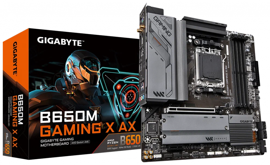 Материнская плата AM5 Gigabyte B650M Gaming X AX