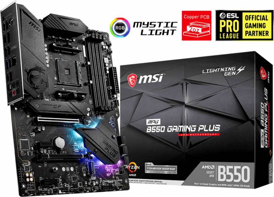 Материнская плата AM4 MSI MPG B550 Gaming Plus