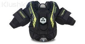 Нагрудник вратаря детский VAUGHN VELOCITY VE8 YTH (M/L, черн/лайм(BLK/LIM))