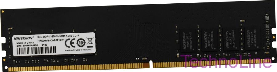 Модуль памяти DDR4 8Gb Hikvision 3200 HKED4081CAB2F1ZB1/8G