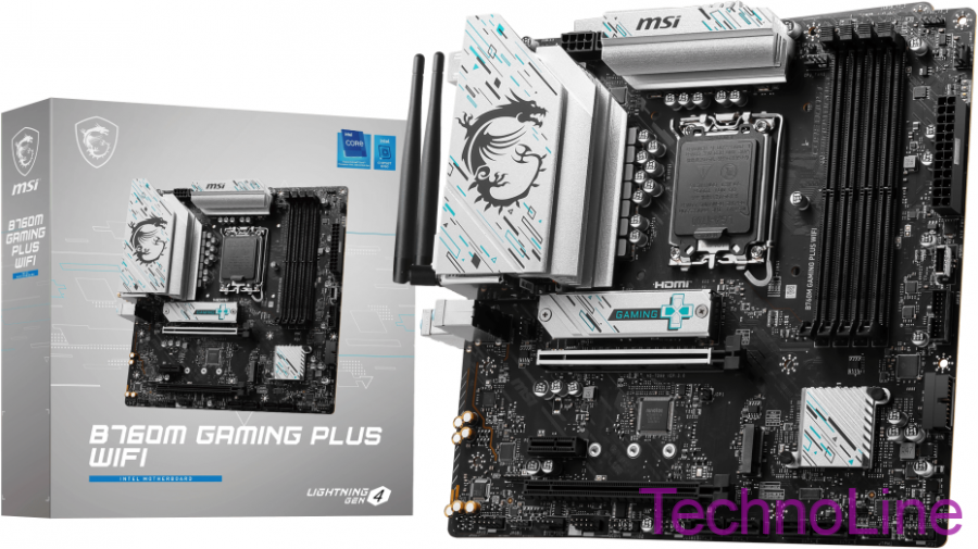 Материнская плата 1700 MSI B760M Gaming Plus WIFI DDR5