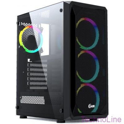 Корпус Powercase Mistral Z4 Mesh RGB (CMIZB-R4)