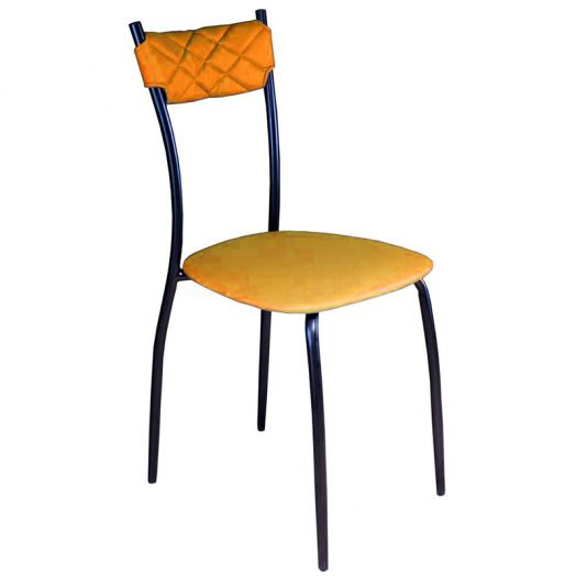 Стул «Хлоя Софт» для столовой (Цвет обивки оранжевый)