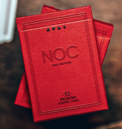 Маркированные (крапленые) дизайнерские карты NOC Pro 2021 (Burgundy Red) Playing Cards