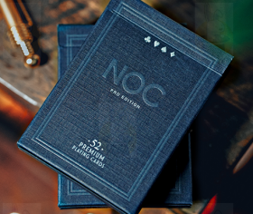 Маркированные (крапленые) дизайнерские карты  NOC Pro 2021 (Navy Blue) Playing Cards